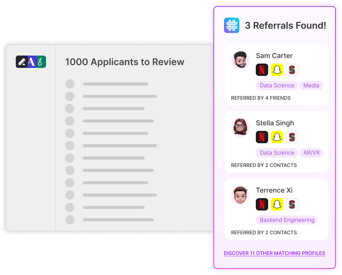 Prerefer ATS Extension showing candidate filtering